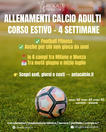 Aperte le iscrizioni ai nuovi mini cicli estivi di calcio adulti